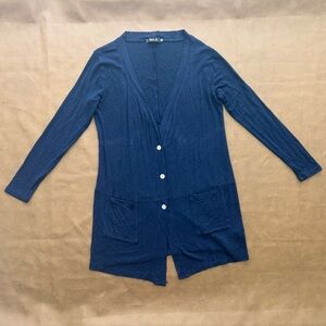 DONATING MAKE OFFERS Yala Blue Knit Cardigan Sweater